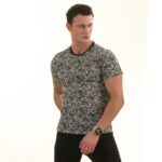 Black White Zebra European Made Premium Quality T-Shirt - Crew Neck Short Sleeve T-Shirts - Image 3