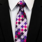 Celino Men's Being Blue Check Silk Neck tie neckties Premium Turkey Made - Celino Corp.