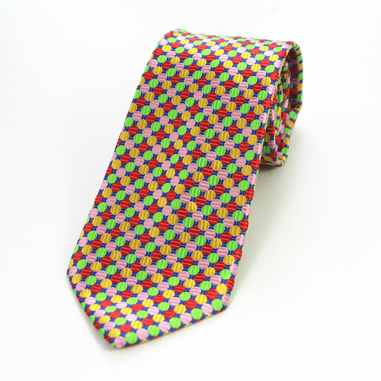 CENT108_2 Celino Multi Color 100% Woven Silk Tie for Men Necktie Premium Turkey Made - Celino Corp.