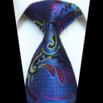 Celino Multi Color Paisley 100% Woven Silk Men's Tie Necktie Premium Turkey Made