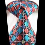 Celino Multi Color Check 100% Woven Silk Men's Tie Necktie Premium Turkey Made - Celino Corp.