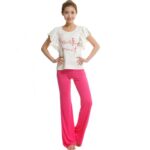 Celino Casual Women's Pink Fashionable Outdoor Slim Boot-Cut Stretch Pant - Celino Corp.