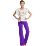 Celino Casual Women's Purple Fashionable Outdoor Slim Boot-Cut Stretch Pant - Celino Corp.