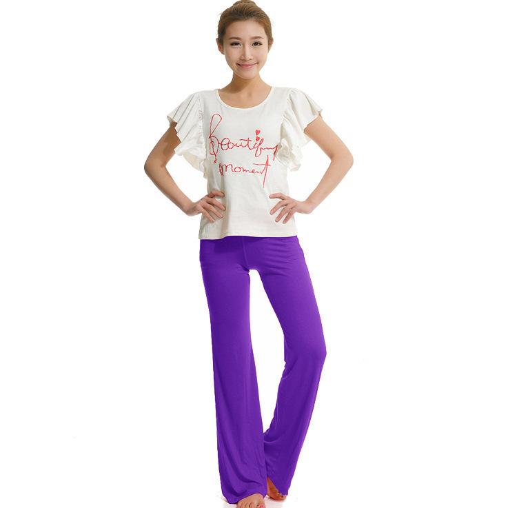 Celino Casual Women's Purple Fashionable Outdoor Slim Boot-Cut Stretch Pant - Celino Corp.