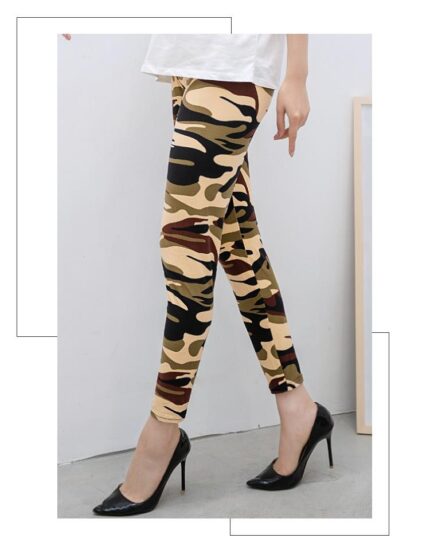 Celino Women's Yellow Women Camo Cargo Pants Sweat Pants - Celino Corp.