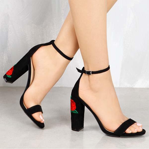 Celino Women's Black High Heeled Sandal Dress Party Pumps Shoes - Celino Corp.