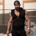Black Soft Cotton Slim Fit T-Shirts for Men - Hoodie Sleeveless Tee Shirts