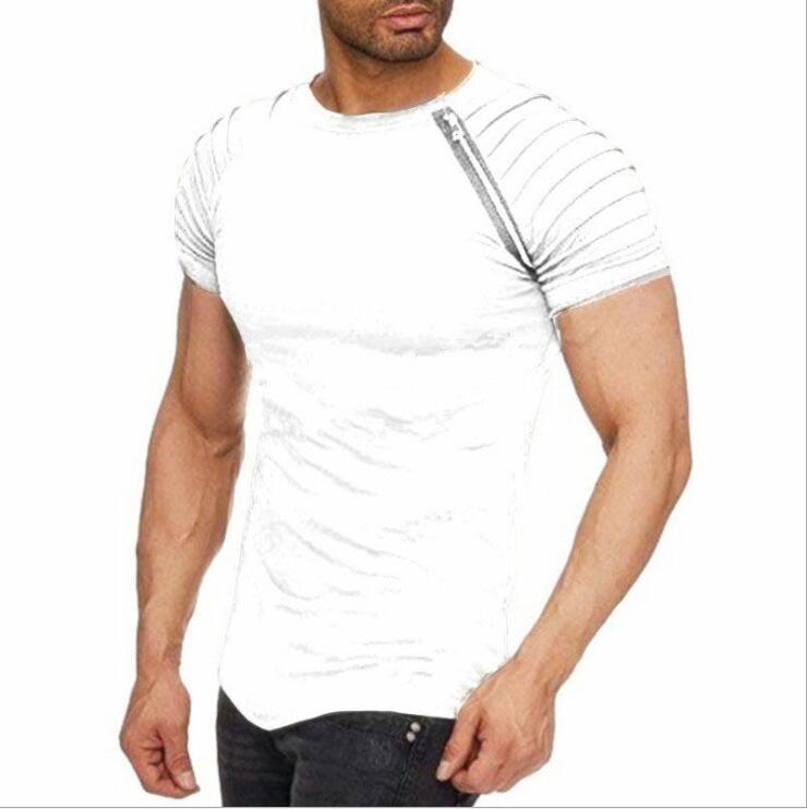 White Soft Cotton Slim Fit T-Shirts for Men - O Neck Short Sleeve Tee Shirts - Celino Corp.
