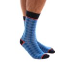Celino Comfortable Turkish Made Cotton Socks for Men Multi-Colored Check