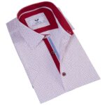 Soft Pink Men's Short Sleeves Shirt - Tailor Fit Cotton Dress Shirts