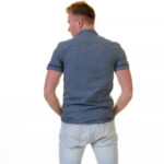 Dark Grey Short Sleeve Button up Shirts for Men - Tailored Slim Fit Cotton Dress Shirts - Image 3