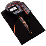 Short Sleeve Button up Shirts for Men - Tailored Slim Fit Cotton Dress Shirts