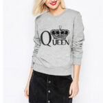 Celino Women's Gray Long Sleeve Round Neck T-Shirt Sweater - Celino Corp.