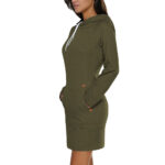 Celino Women's Green Long Sleeve Round Collar Hoodie T-Shirt Sweater - Celino Corp.