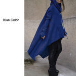 Celino Women's Blue Long Sleeve O Neck Full Collar Sweater - Image 3