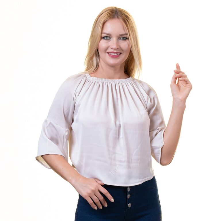 White Long Sleeve Off the Shoulder Blouse for Women - Going Out Tops for Ladies - Celino Corp.