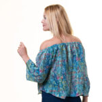 Celino European Made Casual Tops 3/4 Sleeve Off Shoulder Blouse for Women - Image 3