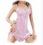 Pink-Plus size women sleeveless dress - Image 3